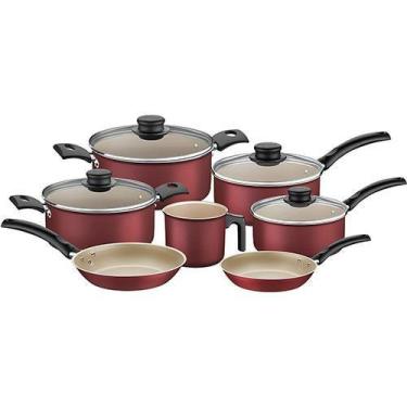 Imagem de Conjunto De Panelas Turin Antiaderente 7 Peças Vermelho