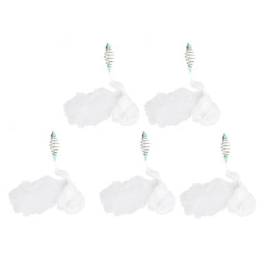 Imagem de Zhjvihx Jogue Rede DE Pesca, 5,3 Onças DE Pesca Sem Gancho DE Gancho DE DE 5pcs TRAP TRAP PORTÁVEL 5 NYLON DE MASH PARA PISCA DE RIO PARA RIO PARA ÁGUA SALTA