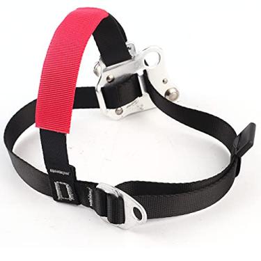 Imagem de Aviação Alumínio Foot Ascender Com Security Grab Stab, para Escalada Ao Ar Livre e Montanhismo, Acessório de Escalada, Anti Drop Protector Equipamento (Riser de pé esquerdo/prata)