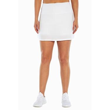 Imagem de Marika Calcinha feminina Gracie de cintura alta com bolso, Branco, GG