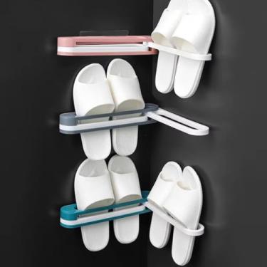 Imagem de COMBO 3 SUPORTES DE PAREDE PARA SAPATOS – SAPATEIRA VERTICAL RETRÁTIL, FIXAÇÃO ADESIVA SEM PERFURAÇÃO, IDEAL PARA CHINELOS, PANTUFAS E TÊNIS LEVES