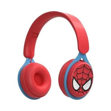 Imagem de Fones De Ouvido Bluetooth Dobráveis Para Crianças Disney, Spider-Man, 