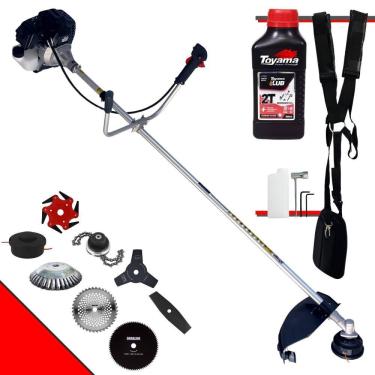 Imagem de Roçadeira Toyama Rt43lb-25a 1,7hp 43cc 8 Em 1 + óleo Toyama