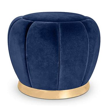 Imagem de Banqueta Ottomans banqueta redonda para troca de pétalas banco de sapato almofada para penteadeira/B/40 * 38 cm