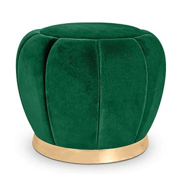 Imagem de Banqueta Ottomans banqueta redonda para troca de pétalas banco de sapato almofada para penteadeira/40 x 38 cm