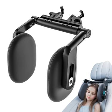 Imagem de Travesseiro de dormir para carro – Travesseiro ajustável ergonômico respirável – Acessórios automotivos para crianças pequenas dormindo dirigindo