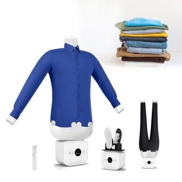 Imagem de CNAOHGHN Secador E Ferro De Passar AutomáTico A Ar Quente,Secador De Roupas E Removedor De Rugas Sem Usar As MãOs Com 109 Poros, Secagem RáPida Em 8 Minutos, Tempo E Temperatura AjustáVeis