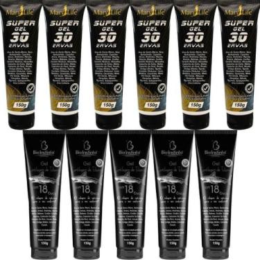 Imagem de Kit 6 Super Gel 30 Ervas 150G + 5 Gel Cartilagem De Tubarão - Bio Inst