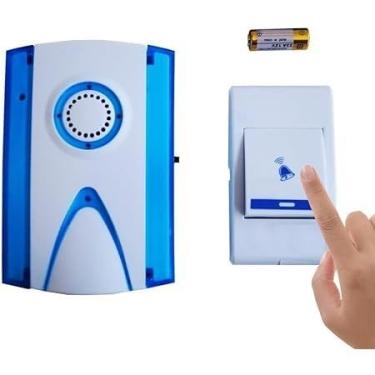 Imagem de Campainha sem Fio, Campainha Residencial, Design Elegante Bivolt 110/220, 10cmx6x2(1774)