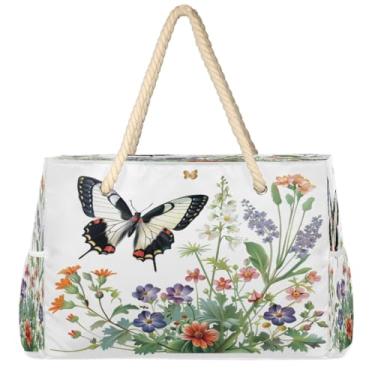 Imagem de hongjinglin Bolsa de praia grande, leve, dobrável, com balão fofo, unicórnio, piscina, bolsa de ombro, Cor 15, Large