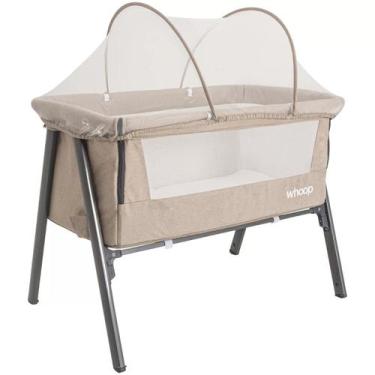 Imagem de Berço Lado A Lado Lazy Kiddo Fixa Na Cama Dos Pais Até 9kg Cor Capucci