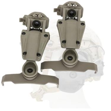 Imagem de HEARFALCOM Adaptador de trilho ARC para capacetes da série Fast compatível com protetores de ouvido Walker's Razor (Walkers Razor, Walkers Razor Digital) (DE)