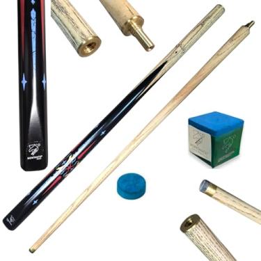 Imagem de Taco De Rosca Ash Sinuca Profissional Montante Bilhar Snooker (Black Line)