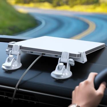 Imagem de DuHeSin Starlink Mini suporte de carro para painel, mini ventosa Starlink para painel e para-brisas, kit de montagem seguro para a maioria dos veículos e garante a condução