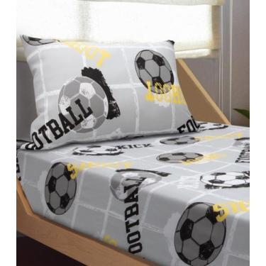 Imagem de Jogo De Cama Solteiro Kids Doce Vida Cinza, UN, Cinza