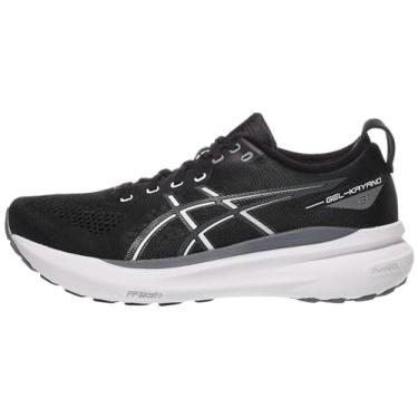 Imagem de ASICS Tênis de corrida masculino Gel-Kayano 31, Preto/branco, 8.5 Wide