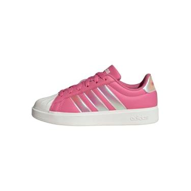Imagem de adidas Tênis infantil unissex Streetalk, Rosa Fusion/Branco/Quartzo Maravilha, 21