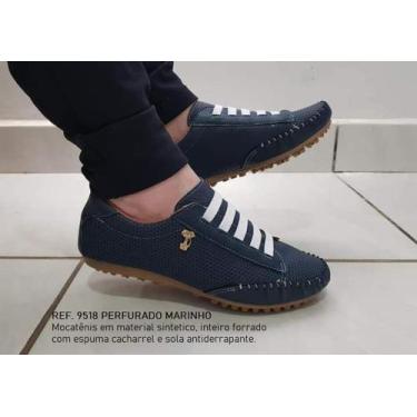 Imagem de Tênis Feminino Mocatênis Confort - Clara Maria Shoes, Azul, 38