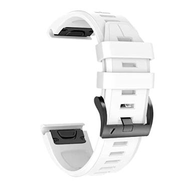 Imagem de TPUOTI Pulseira de silicone para relógio inteligente Garmin Fenix 7 7X 5X 6X Pro 6 5 Plus 3HR de liberação rápida, acessórios Correa (I,26 mm Fenix 6X 6X Pro)