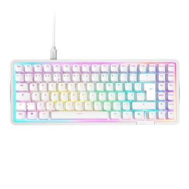 Imagem de Teclado Magnético Gamer Sem Fio NZXT Function Elite MiniTKL, RGB, USB-C Removível, KB-101NW-US-Unissex