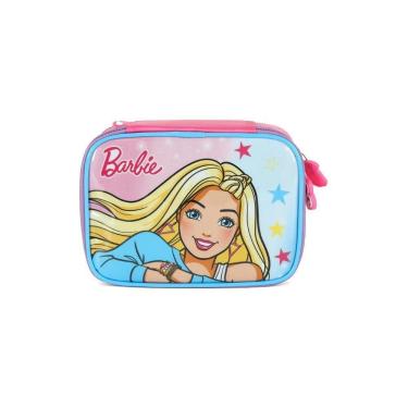 Imagem de Estojo Box Escolar Azul Barbie - Luxcel