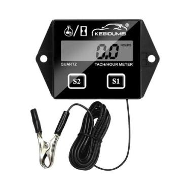 Imagem de Tacômetro Digital LCD Com Display De RPM Para Motores a Gasolina 2 E 4