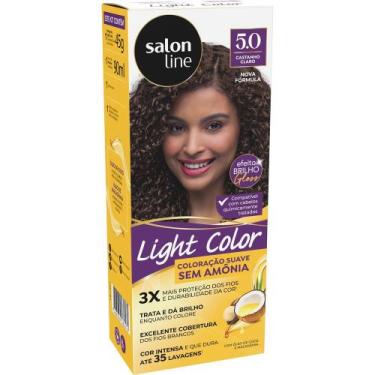 Imagem de Coloração Suave Light Color 5.0 Castanho Claro Salon Line