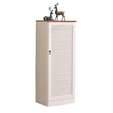 Imagem de PPALORTEX Sapateira simples moderna entrada respirável porta única armário de sapatos doméstico prateleira de sapato ajustável armário prateleira de sapatos armário para armário (branco)