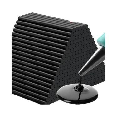 Imagem de Bastões De Cola Quente Pretos 100un. Para Reparo De Amassados Automoti