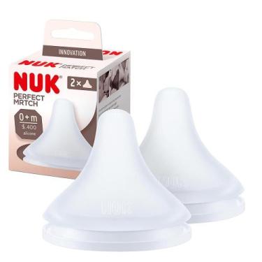 Imagem de Bico Nuk Perfect Match +0M Silicone Fluxo Lento 2un