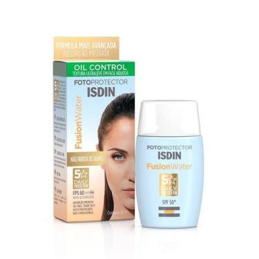 Imagem de Protetor Solar Indin Fusion Water 5 Stars FPS60 30ml - Isdin, Sem cor,