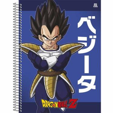Imagem de Caderno Universitário 1M Espiral Capa Dura 80fls Dragon Ball, Preto