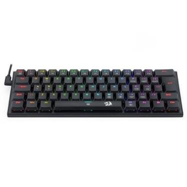 Imagem de Teclado Mecânico Gamer Redragon Anivia, RGB, Switch Brown, ABNT 2, Preto - K614-RGB (PT-BROWN)-Unissex