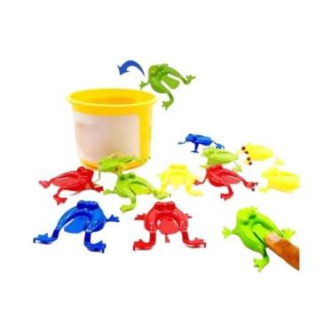 Imagem de Brinquedos Sapo Saltitante De Cor Sólida 20 Peças Educacionais Lembran