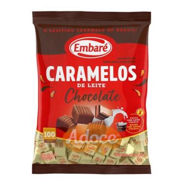 Imagem de Bala caramelo 660g embaré, CHOCOLATE