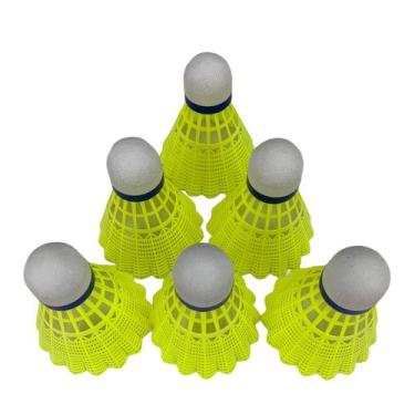 Imagem de Kit Petecas Badminton Vollo VB600 Base Cortiça 6g Super Leve - Vollo S