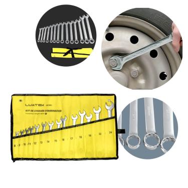 Imagem de Kit de Ferramentas Chaves Combinadas 14 Peças