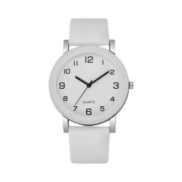 Imagem de Relógios De Pulso De Quartzo Com Pulseira De Couro Para Casais, Estilo