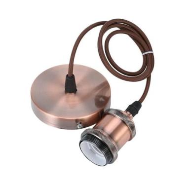 Imagem de Conjunto De Suporte De Lâmpada Vintage E27 Com Fio De Suspensão, Lumin