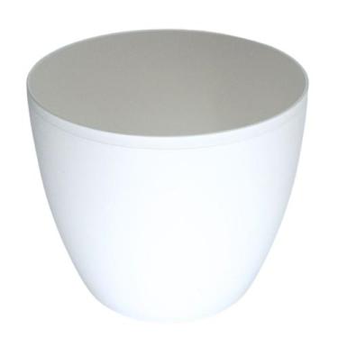 Imagem de Vaso Cachepot Redondo Oxford (11x10) Cor Branco OKLA