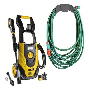 Imagem de Lavadora Lava Jato Alta Pressão 1800w 127v + Mangueira Verde Pvc 20m C