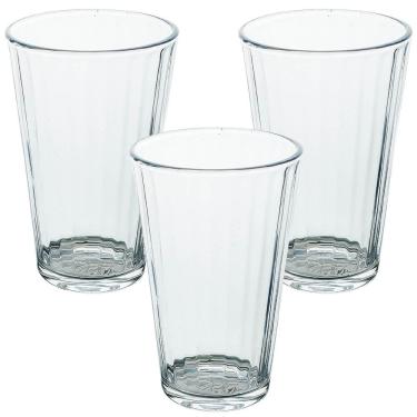 Imagem de Jogo de Copos de Vidro Long Drink 470ml 3 Peças - Seu Lar