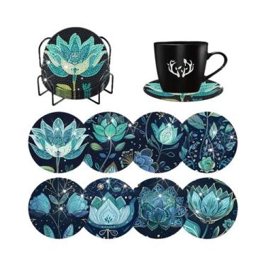 Imagem de Kit De Pintura De Diamantes DIY Oceano Para Iniciantes Adultos - 8 Peç