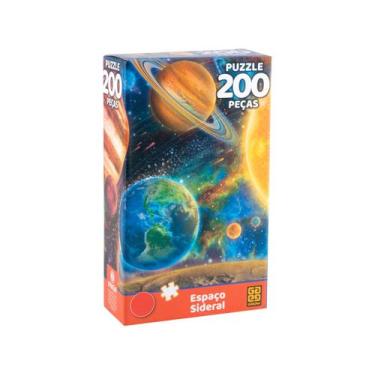 Imagem de Quebra Cabeça Puzzle Espaço Sideral 200 Peças 04565 - Grow