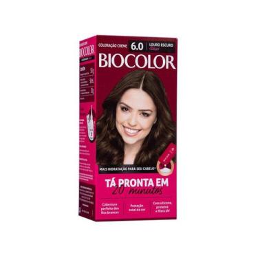 Imagem de Tinta de Cabelo Biocolor Mini Kit Louro Escuro Clássico 6.0, Louro Esc