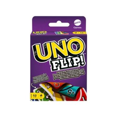 Imagem de Jogo De Baralho Uno Flip 112 Cartas Mattel Ref: GDR44