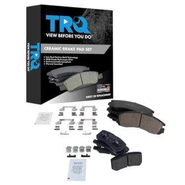 Imagem de TRQ Pastilhas de freio de cerâmica compatíveis com Mitsubishi Lancer 2009-2014