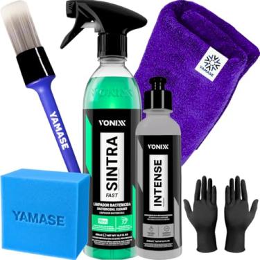 Imagem de Kit Limpeza Interna de Painel E Revitalização de plasticos Intense 240ML Sintra Fast Vonixx
