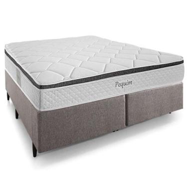 Imagem de Cama Box Queen Herval Pequim, 61x158x198 cm, Molas Ensacadas