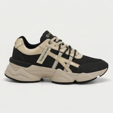 Imagem de Tênis Ramarim Casual Feminino Preto, Preto, 35